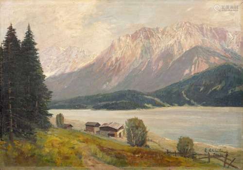 August Schlüter "Lautersee". Wohl Early 20th cent.