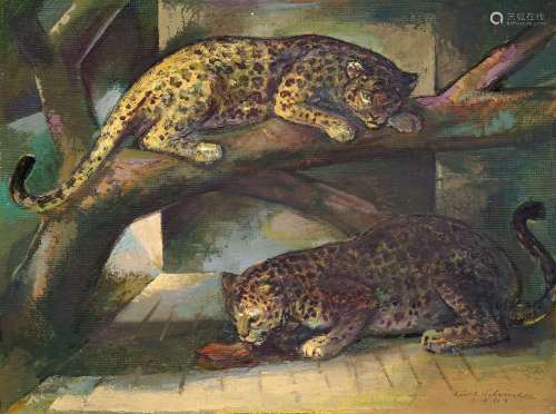 Kurt Schuster "Leoparden". 1983.