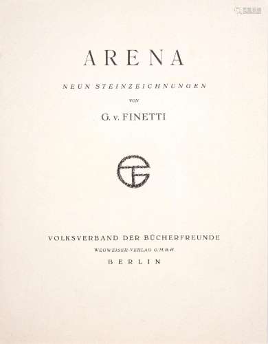 Gino von Finetti "Arena". 1927.