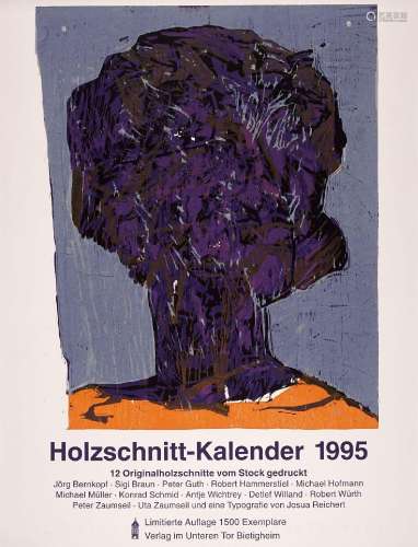 Verschiedene Künstler "Holzschnitt-Kalender 1995"....