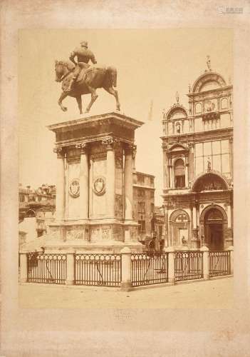 Carlo Naya "N. 16 Venezia. Monumento di Bartolomeo Coll...