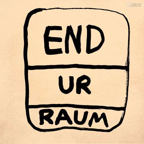 A.R. Penck, Ohne Titel ("End Ur Raum"). 1972.