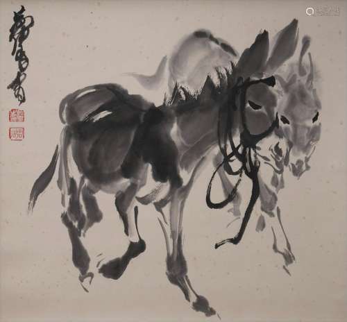 Huang Zhou, Chinese Donkey Painting