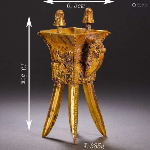 Gold Made Four-Legged Beast Cup