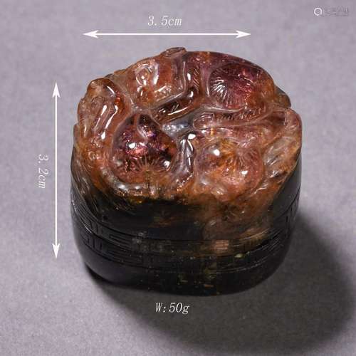 Tourmaline Seal Box