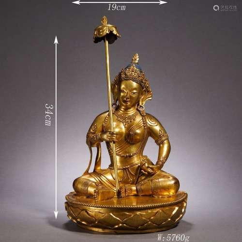 Gilt-Bronze Statue of Shyamtar