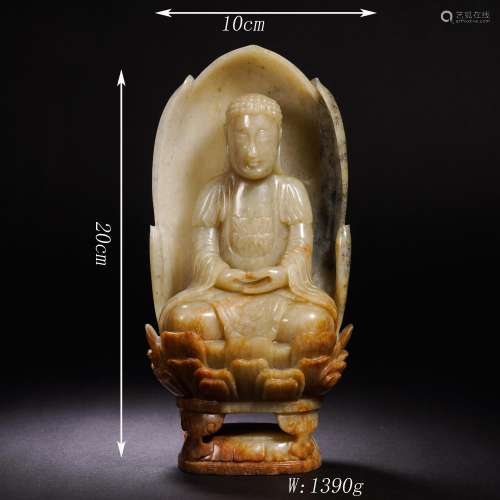 Carved Jade Buddha Statue