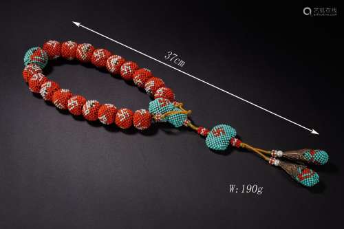 Coral Beads Hand String