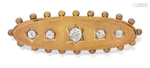A Victorian Diamond Brooch