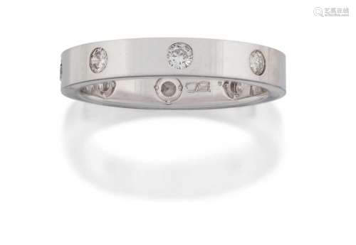 An 18 Carat White Gold Diamond Eternity Ring