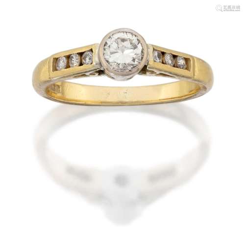 An 18 Carat Gold Diamond Solitaire Ring
