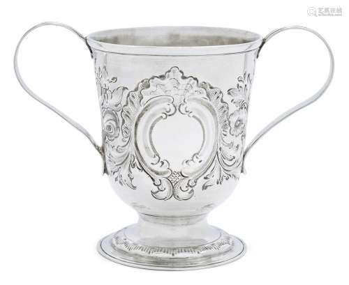 A George III Provincial Silver Two-Handled Cup by John Langl...