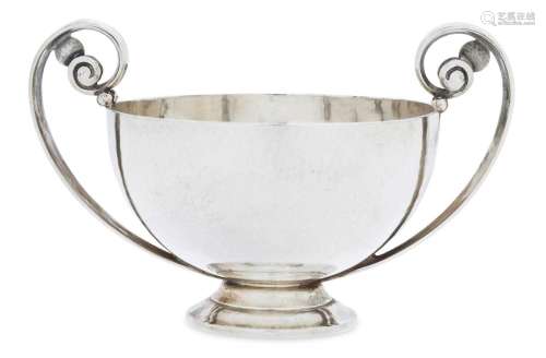A Danish Silver Bowl by Georg Jensen, Copenhagen, Model Numb...