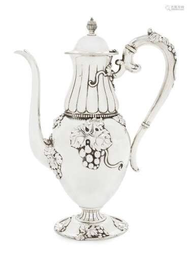 An American Silver Coffee-Pot Retailed by Theodore B. Starr,...