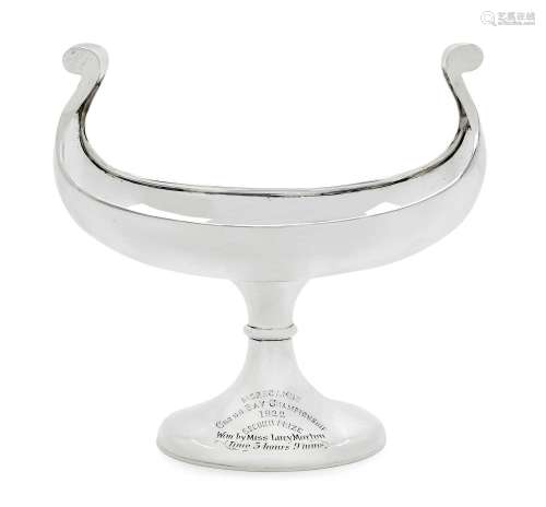 A George V Silver Swimming Trophy by William Henry Leather, ...