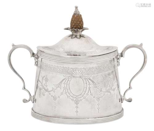 An Elizabeth II Silver Sugar-Bowl and Cover by Elkington and...