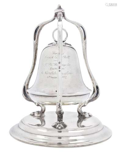 An Elizabeth II Silver Copy of the Lanark Bell by Hamilton a...