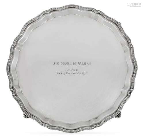 An Elizabeth II Silver Salver by J. B. Chatterley and Sons L...