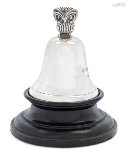 An Elizabeth II Silver Table-Bell by Asprey, London, 1997