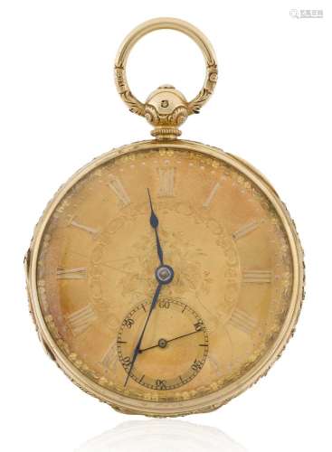 Henry Stuart: An 18 Carat Gold Pocket Watch signed Henry Stu...