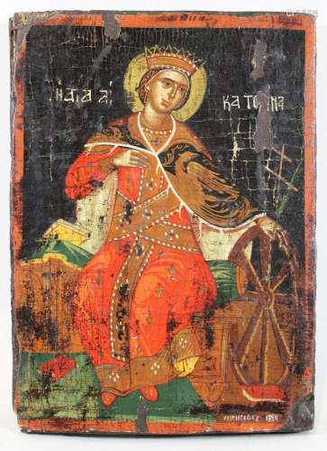 Heilige Katharina von Alexandrien, Ikone