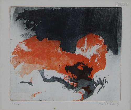 Walter Urbach (deutsch, geb. 1925), Ohne Titel, Lithographie