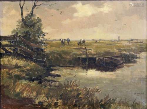 Cornelius Anton Bartels (1890-?), Holländische Landschaft