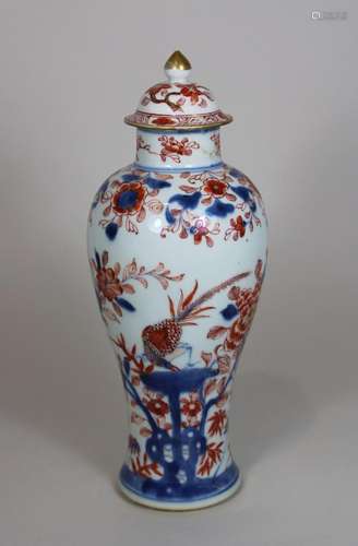 Deckelvase, Imari China, Porzellan