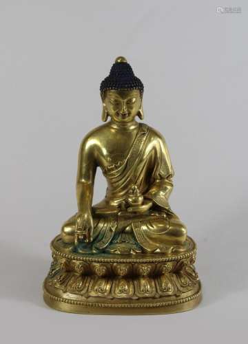 Sitzender Buddha, Tibet, 20. Jh.