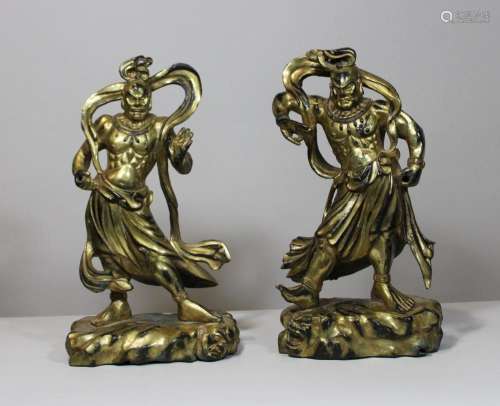 Paar chinesischer Skulpturen
