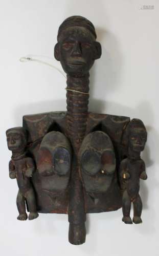 Figurenrelief, Afrika, Holz, ebonisiert