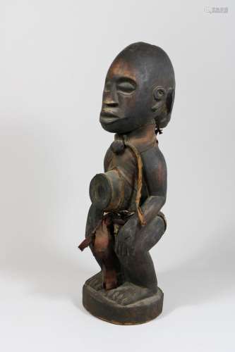Afrikanische Janus-Figur, Holz
