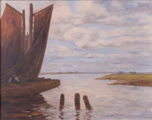 Sophie Wencke (Bremerhaven 1874 - Worpswede 1963). Boats.