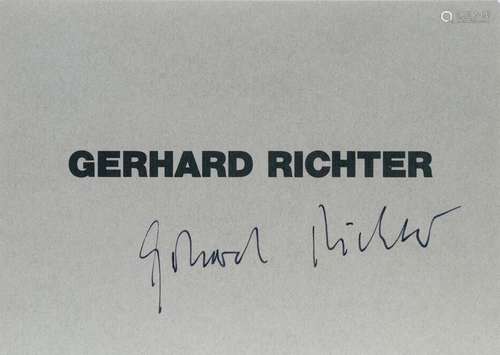 Gerhard Richter (Dresden 1932). Gerhard Richter and Romantic...