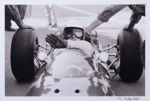 Rainer W. Schlegelmilch (Suhl 1941). Bandini s Ferrari being...