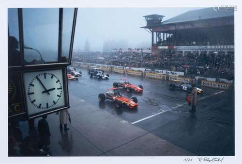 Rainer W. Schlegelmilch (Suhl 1941). Jacky Ickx on pole posi...