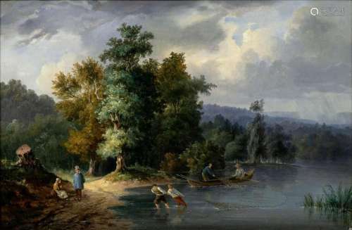 Victor Chailly (vor 1842 - nach 1848). Fishermen.