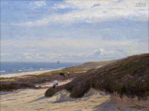 Julius Wentscher (Graudenz 1842 - Berlin 1918). Dunes by the...