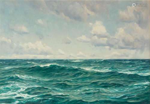 Claus Bergen (Stuttgart 1885 - Lenggries 1964). Atlantic Wav...