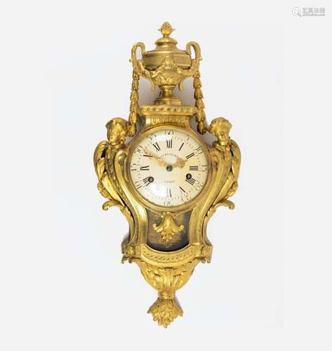 Courvoisier Paris, 18th cent. A large Louis XVI Cartel Clock...