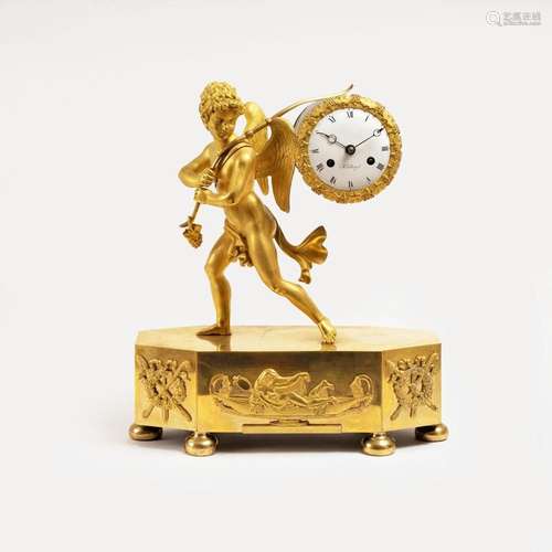 Johan Abraham Kihlberg (1783 - 1853). An Empire Table Clock ...