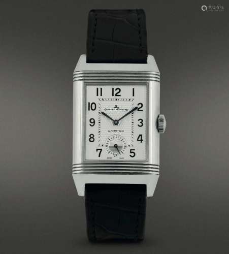 JAEGER LECOULTRE - Reverso Duo day-night steel Orologio a ca...