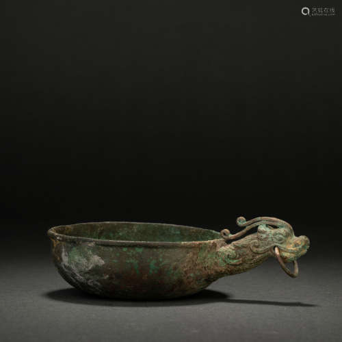 Yuan Dynasty Dragon Head Bronze