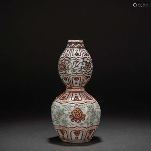 Yuan Dynasty gold gourd pot