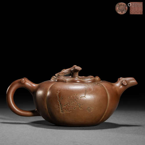 Feng Linlin style purple clay teapot
