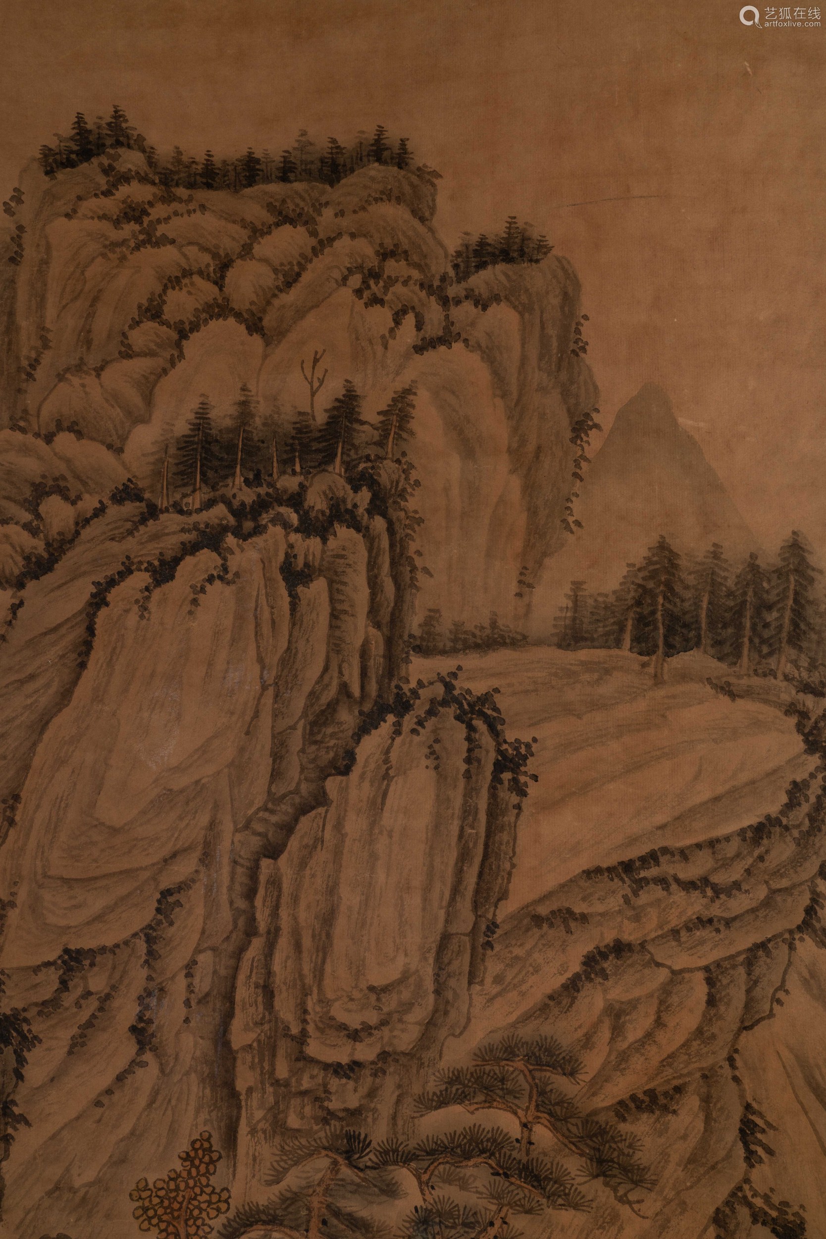 Feng Chaoran's view of the spring in Taibai