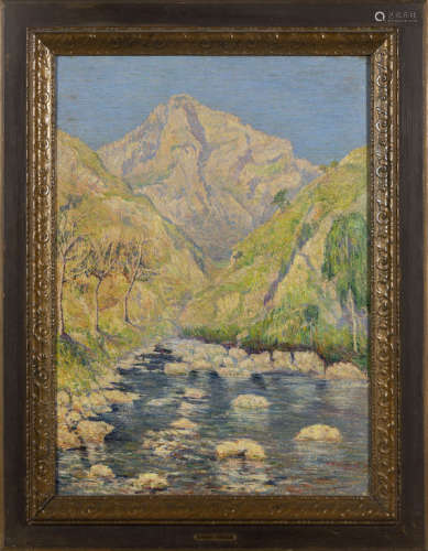 ALFREDO UBALDO GARGANI (1898-1947) <br>Paesaggio