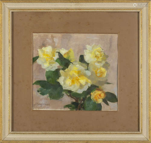 ANTONIO SCHIAFFINO (1879-1968) <br># Rose