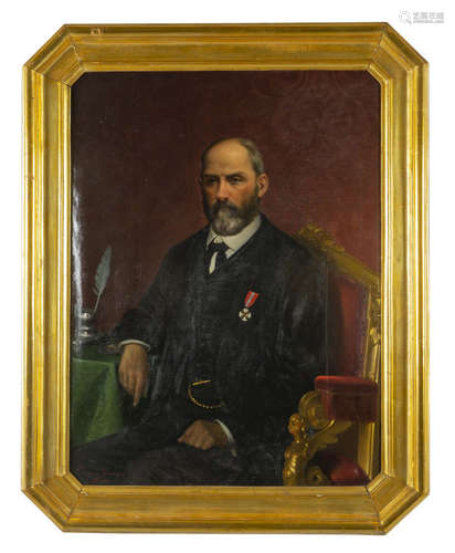 C.Ferrari<br>Ritratto di gentiluomo<br>olio