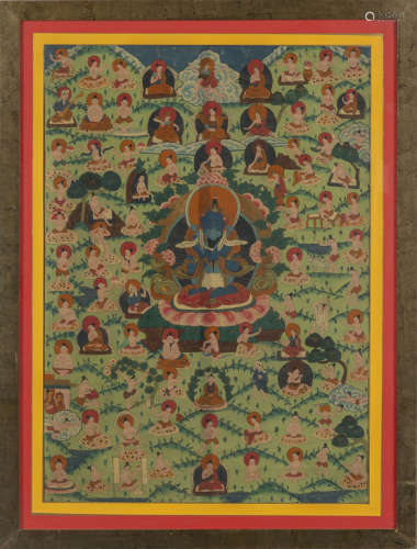 Tara, tanka, Tibet sec.XX<br>cm. 43x32
